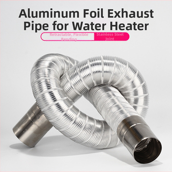 Izlazna cijev za plinski bojler, nehrđajući čelik s aluminijskom folijom, proširujuća fleksibilna cijev, model Y-RSQ-LBDT-60, Conjoranco