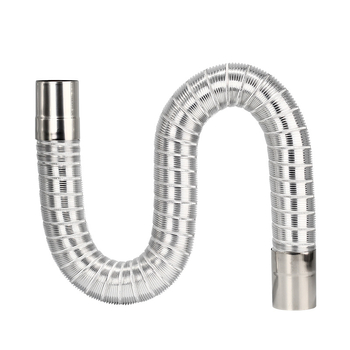 Izlazna cijev za plinski bojler, nehrđajući čelik s aluminijskom folijom, proširujuća fleksibilna cijev, model Y-RSQ-LBDT-60, Conjoranco