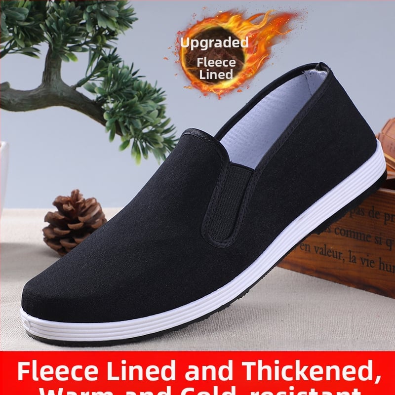 Εργασιακά παπούτσια unisex, αναπνεύσιμα, με στρογγυλή μύτη, πάνω μέρος από καμβά, καουτσούκ σόλα