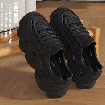 Vyriniai EVA sandalai su stora padu, kvėpuojantys, neslidūs ir su antiodor funkcija, EVA viršus ir padas