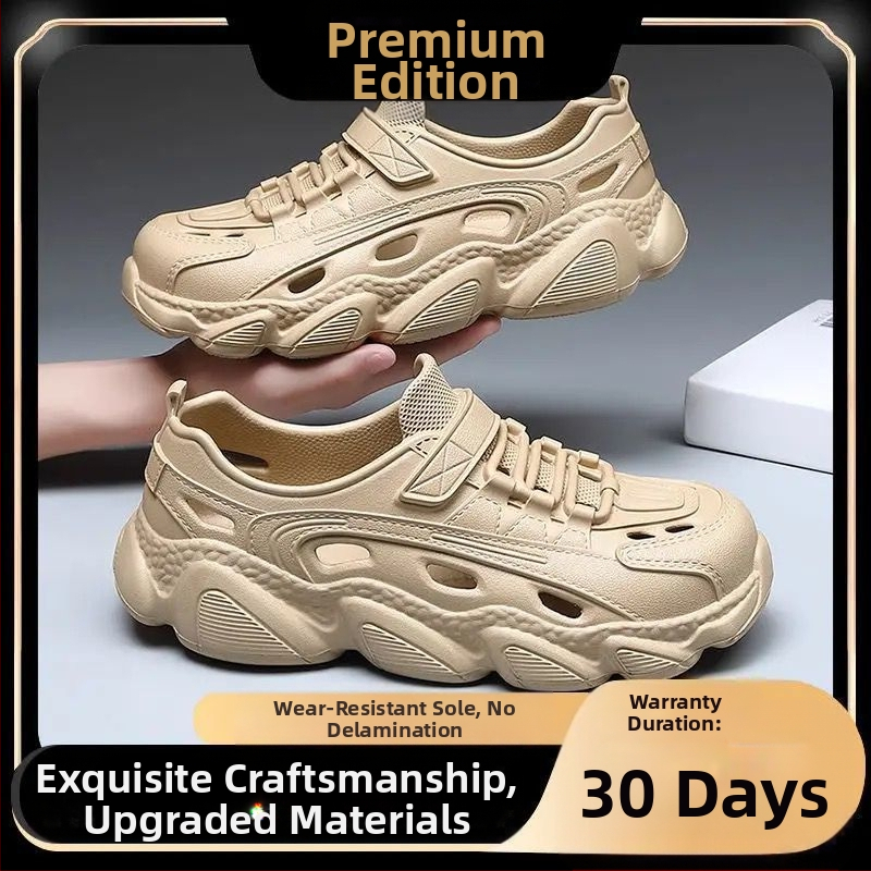 Vyriniai EVA sandalai su stora padu, kvėpuojantys, neslidūs ir su antiodor funkcija, EVA viršus ir padas