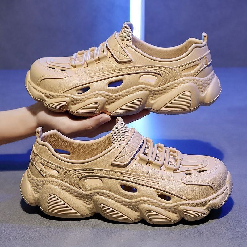 Vyriniai EVA sandalai su stora padu, kvėpuojantys, neslidūs ir su antiodor funkcija, EVA viršus ir padas