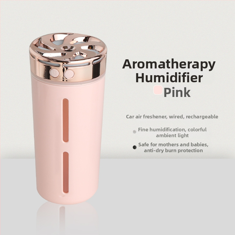 Автомобилен овлажнител X35 – резервоар 0,5–1 л, обхват 31–40 м², 1 изход за мъгла, тиха работа ≤36 dB, USB захранване