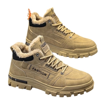 Unisex sneakers σε ιαπωνικό στυλ, PU επάνω μέρος, εσωτερική επένδυση από τεχνητό κοντό φλίς, καουτσούκ σόλα, μεσαίου ύψους