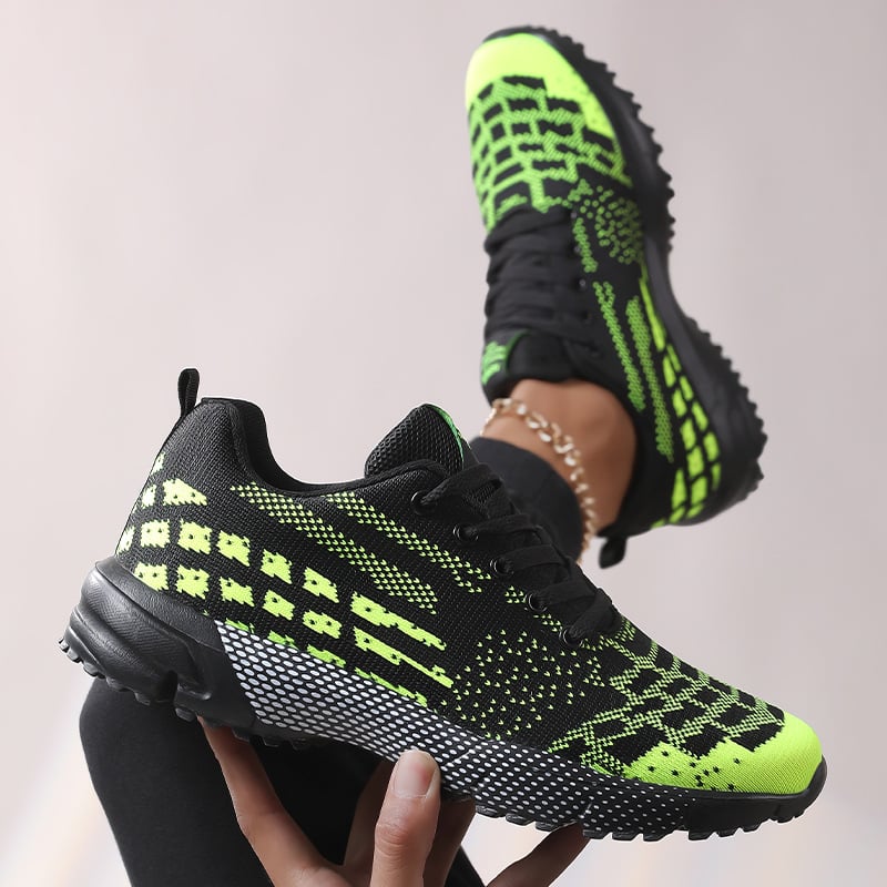 Αεριζόμενα υφασμάτινα αθλητικά παπούτσια, με κορδόνια, υπερ-ελαφρά, ανθεκτικά στη φθορά, αντιολισθητικά