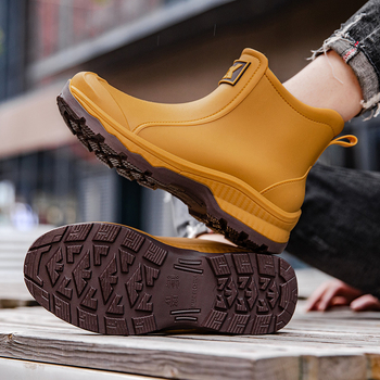 Αντρικές γαλότσες βροχής — Αδιάβροτες, αντιολισθητικές, πλαστικό επάνω μέρος και σόλα, EVA πάτος, κατασκευή με έγχυση