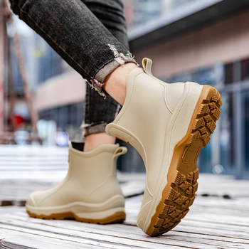 Αντρικές γαλότσες βροχής — Αδιάβροτες, αντιολισθητικές, πλαστικό επάνω μέρος και σόλα, EVA πάτος, κατασκευή με έγχυση