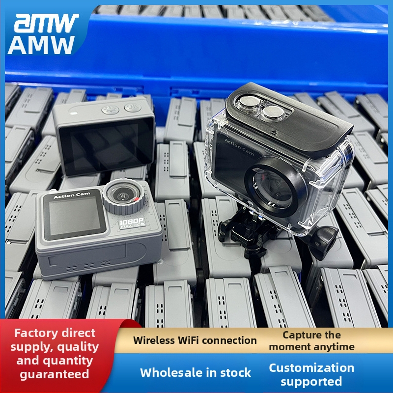 Αθλητική κάμερα δράσης: 1080p HD βίντεο, Wi-Fi, αδιάβροχη με σταθεροποίηση εικόνας, υποστήριξη TF/SD καρτών, διάρκεια μπαταρίας 90-120 λεπτά