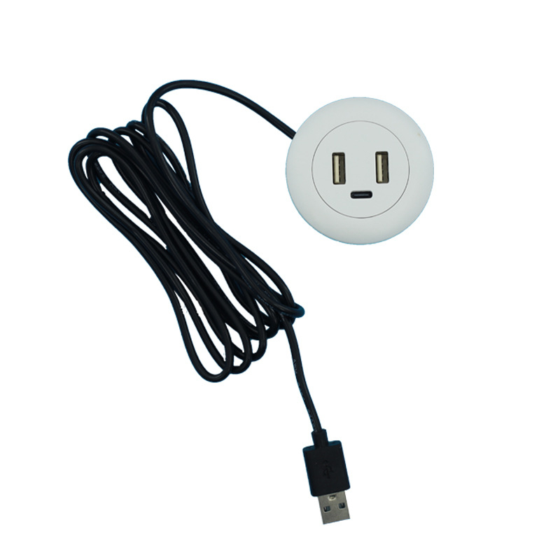 Dianpudun ενσωματωμένη επιτραπέζια θύρα USB φόρτισης με έξοδο 5V/12V DC