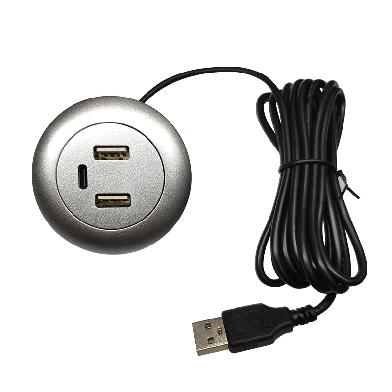 Dianpudun ενσωματωμένη επιτραπέζια θύρα USB φόρτισης με έξοδο 5V/12V DC