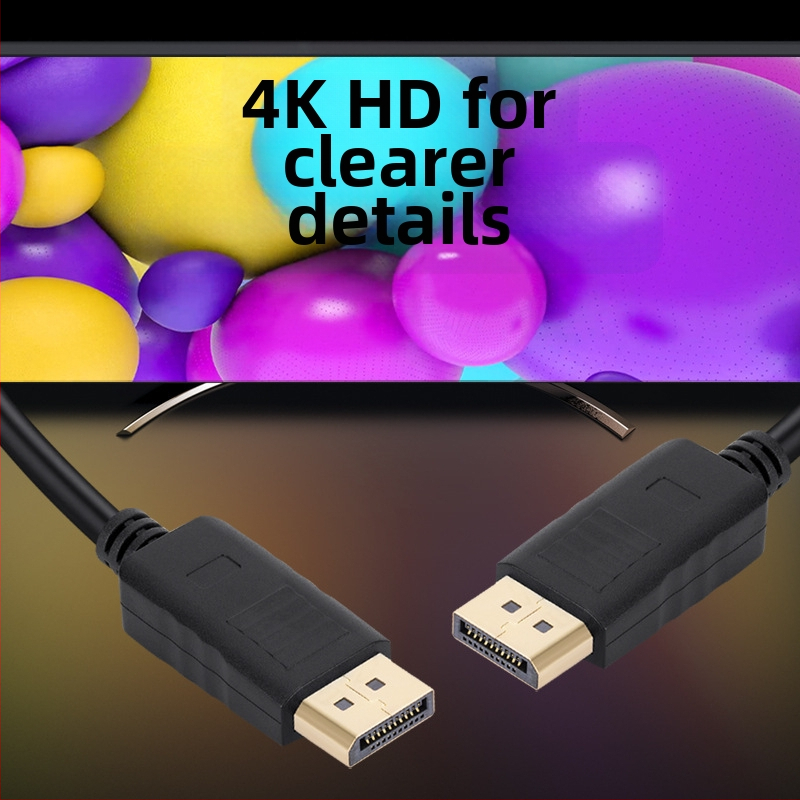 DP към HDMI адаптер кабел, DP интерфейс, поддръжка 4K30Hz