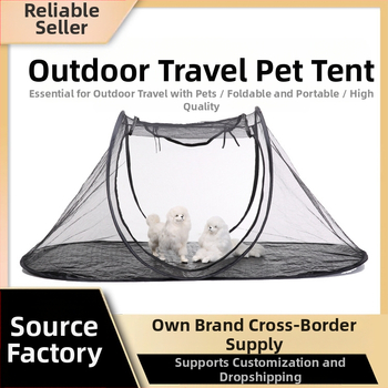 Kutyás ketrec, Anyag: háló + drót, Kutyáknak, Márka Meiqipetbaby/meiqi pet baby, Importálás nélküli