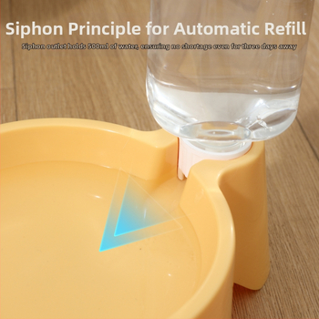 Σετ πόσιμου νερού για γάτες με φιάλη PP, σίφων και τρίποδη βάση