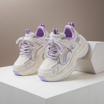 Παιδικά αθλητικά με φαρδύ πάτο, unisex, διαπνέοντα, ελαφριά, αντιολισθητικά, Velcro κλείσιμο