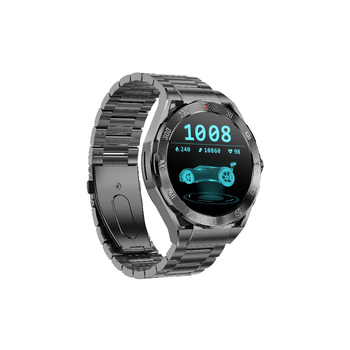 Смарт часовник с AMOLED дисплей, мониторинг на сърдечната честота, кръвното налягане, кислород в кръвта и следене на съня; живот на батерията до 21 дни