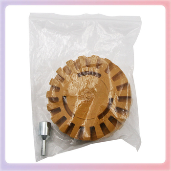 Τροχός από καουτσούκ σε σχήμα γραναζιού για αφαίρεση κόλλας και μπογιάς, πνευματικός δίσκος