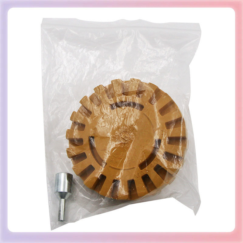 Τροχός από καουτσούκ σε σχήμα γραναζιού για αφαίρεση κόλλας και μπογιάς, πνευματικός δίσκος