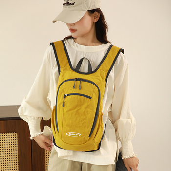 Σακίδιο πεζοπορίας, ελαφρύς σχεδιασμός, Oxford ύφασμα, χωρητικότητα έως 20 L, θήκη για 8 ιντσών φορητό, καμπύλοι ιμάντες ώμου, unisex