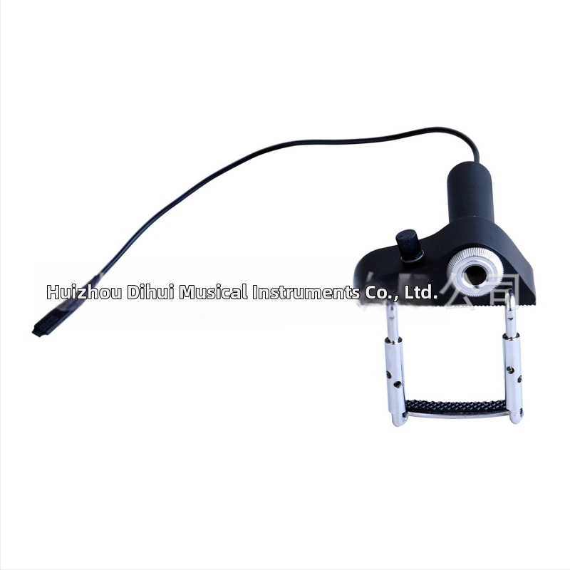 Pickup pentru vioară CV-19, senzor piezoelectric extern, buton de volum reglabil, material plastic/metalic