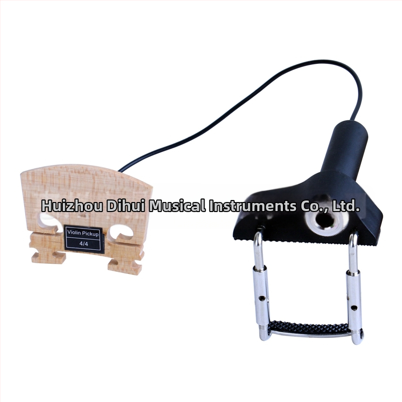 Pickup pentru vioară CV-19, senzor piezoelectric extern, buton de volum reglabil, material plastic/metalic