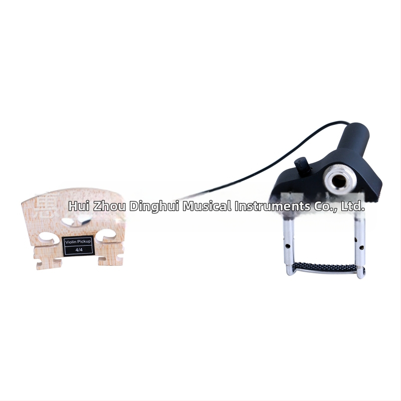 Pickup pentru vioară CV-19, senzor piezoelectric extern, buton de volum reglabil, material plastic/metalic