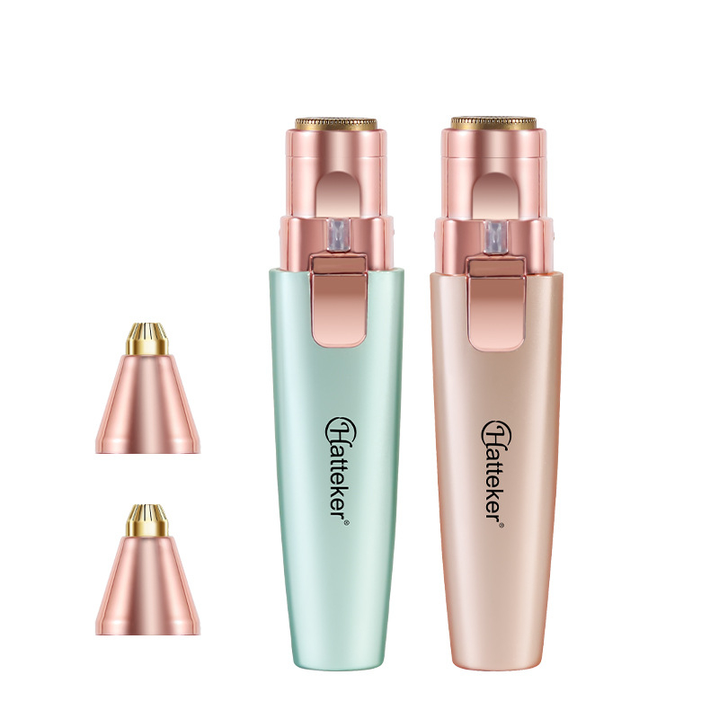 HT-586 2-в-1 електрически тример за вежди и премахване на коса, USB захранване, ABS корпус, 120 g