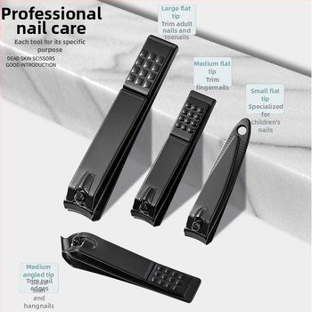 Σετ κοπτών νυχιών, 7-24 τεμάχια, φορητό, με επίπεδη και κεκλιμένη σιαγόνα, λαβίδες για αυλακώσεις νυχιών και πολυλειτουργικά τσιμπιδάκια