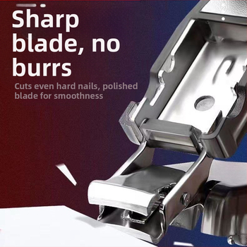 Мини сгъваема нокторезачка – портативна за дома, пластмаса и неръждаема стомана