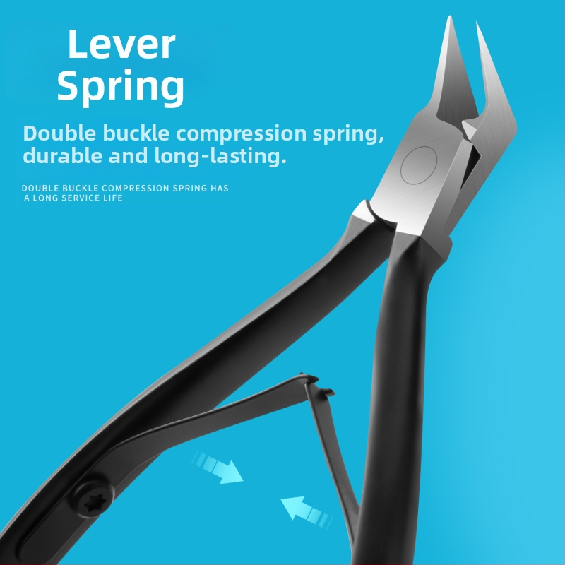 Нокътни клещи за кожички, неръждаема стомана, скосен ръб, педикюр