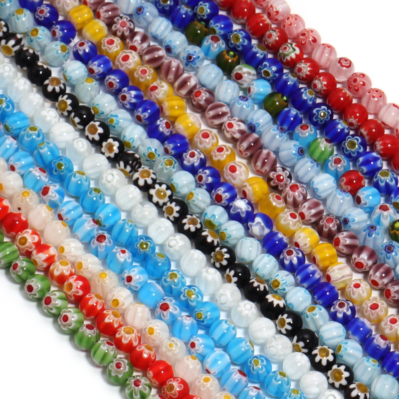 Šarene staklene perle za DIY nakit – komponente za narukvice i lančiće