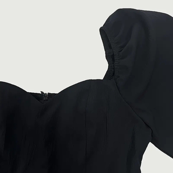 Φόρεμα από νάιλον, μακριά μανίκια, χωρίς γιακά, μέση μεσαίας ύψους, φούστα σε στυλ νεράιδας