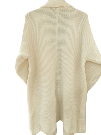 Γυναικεία κομψή ζακέτα από πολυεστέρα με μακριά μανίκια, γιακάς τύπου λαπέλ, φαρδιά γραμμή