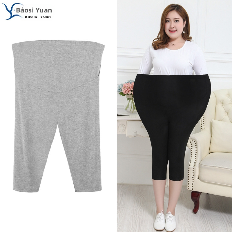 Бременски 3/4 леггинги с опора за корема, 100% модал, тясна кройка