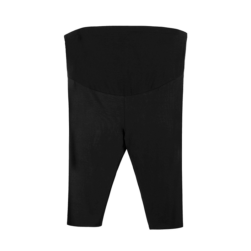 Nėštukėms 3/4 ilgio legins su pilvo atrama, 100% Modal, siauras siluetas