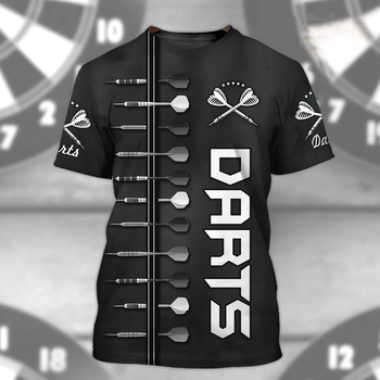 Vīriešu T-krekls ar 3D drukātu rakstu, poliestera maisījums, digitālā druka, apaļš kakls, īsas piedurknes