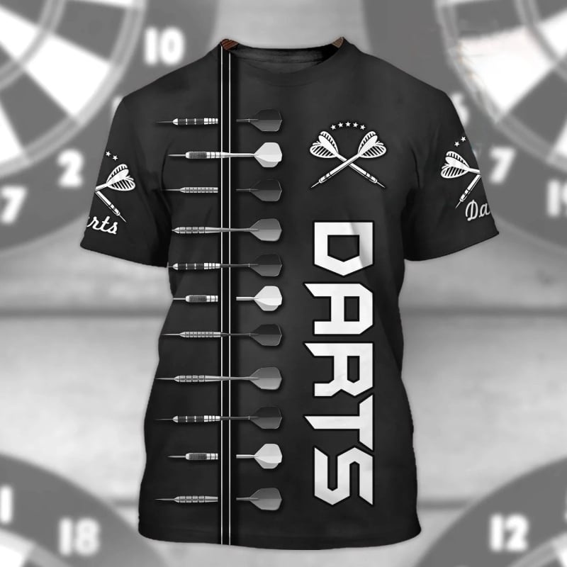 Vīriešu T-krekls ar 3D drukātu rakstu, poliestera maisījums, digitālā druka, apaļš kakls, īsas piedurknes