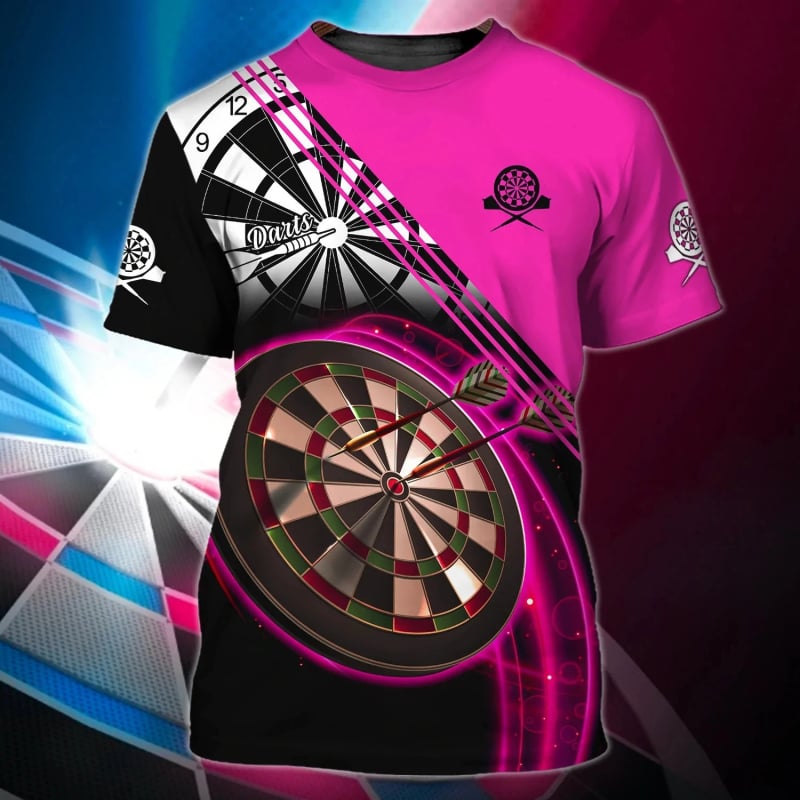 Vīriešu T-krekls ar 3D drukātu rakstu, poliestera maisījums, digitālā druka, apaļš kakls, īsas piedurknes