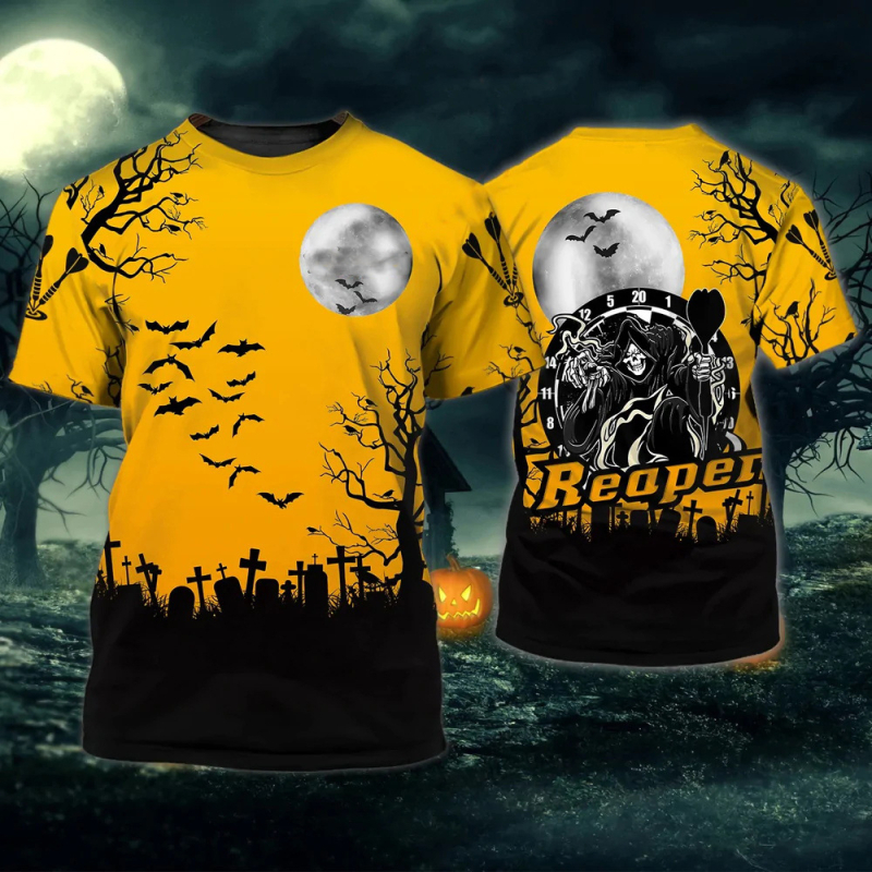 Vīriešu T-krekls ar 3D drukātu rakstu, poliestera maisījums, digitālā druka, apaļš kakls, īsas piedurknes