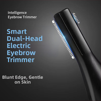 Електрическа подстригвачка за вежди за начинаещи – безжична, с батерия, миеща се, ABS корпус, тегло 42 g