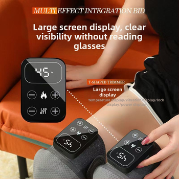 Elektrinė kelio pagalvėlė su šildymu, karštu kompresu ir masažu, 5V, 8W, temperatūros diapazonas 45-65°C, išmani temperatūros kontrolė, 5 greičiai