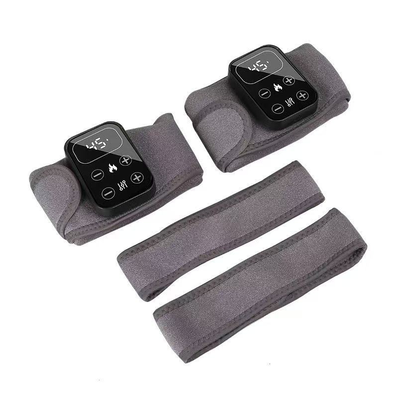 Elektrinė kelio pagalvėlė su šildymu, karštu kompresu ir masažu, 5V, 8W, temperatūros diapazonas 45-65°C, išmani temperatūros kontrolė, 5 greičiai