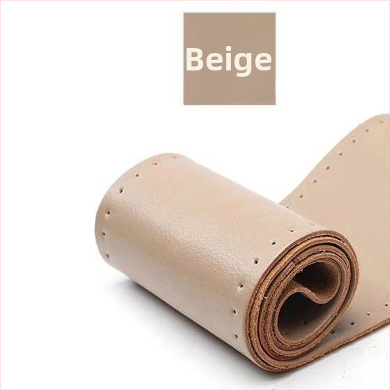 Δερμάτινο κάλυμμα τιμονιού ραμμένο στο χέρι για Howo TX340/350/380/336 — καθολική εφαρμογή, για όλες τις εποχές, εγκατάσταση ειδικών οχημάτων