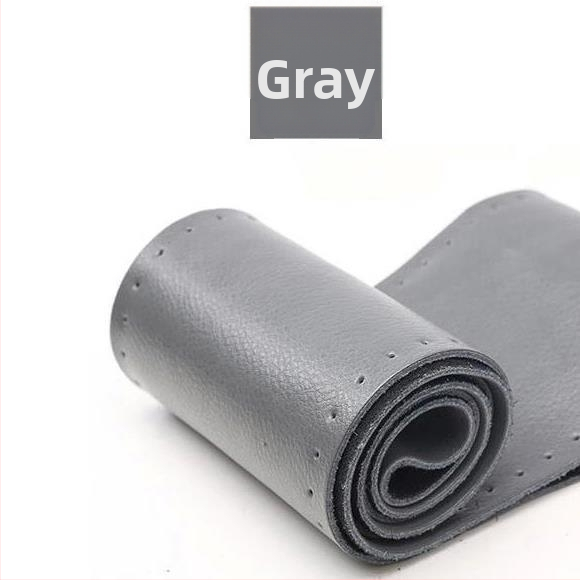 Δερμάτινο κάλυμμα τιμονιού ραμμένο στο χέρι για Howo TX340/350/380/336 — καθολική εφαρμογή, για όλες τις εποχές, εγκατάσταση ειδικών οχημάτων