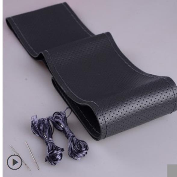 Δερμάτινο κάλυμμα τιμονιού ραμμένο στο χέρι για Howo TX340/350/380/336 — καθολική εφαρμογή, για όλες τις εποχές, εγκατάσταση ειδικών οχημάτων