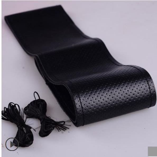 Δερμάτινο κάλυμμα τιμονιού ραμμένο στο χέρι για Howo TX340/350/380/336 — καθολική εφαρμογή, για όλες τις εποχές, εγκατάσταση ειδικών οχημάτων