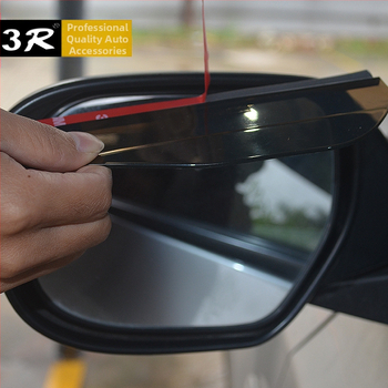3R Προστατευτικό βροχής για καθρέφτη οπισθοπορείας, καθολική εφαρμογή, PVC, εγκατάσταση με κόλλα, 2 τεμάχια