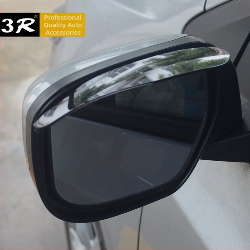 3R Дъждовна защита за огледало за обратно виждане, универсална, PVC, лепящ монтаж, 2 броя
