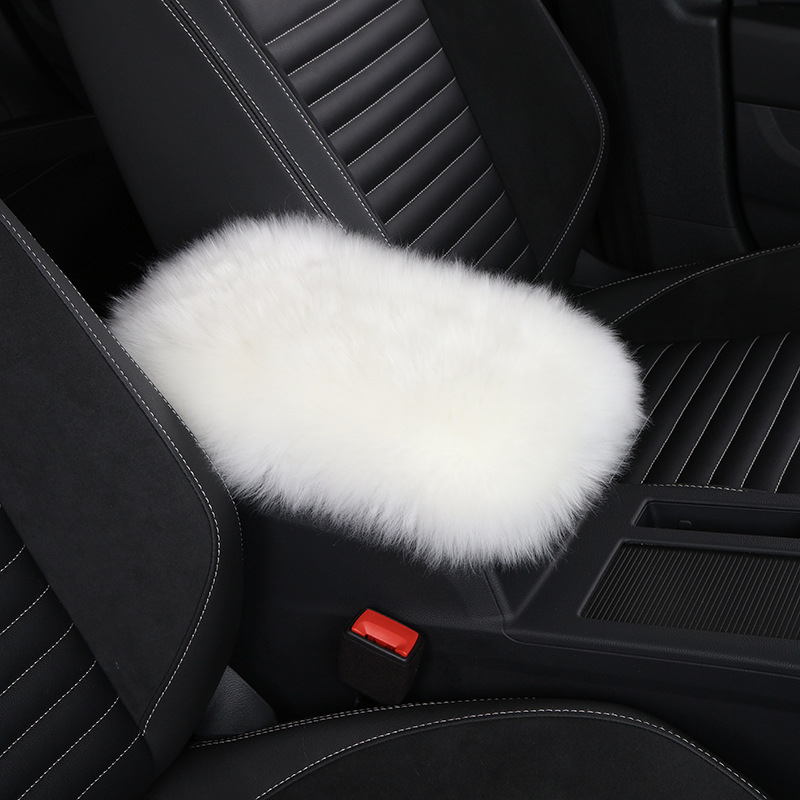 Pernă pentru cotiera centrală, piele, căldură de iarnă, aproximativ 180 g, prelucrare personalizabilă, asistență la instalare