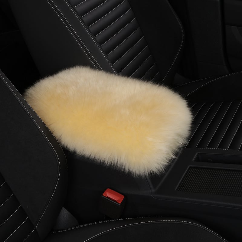 Pernă pentru cotiera centrală, piele, căldură de iarnă, aproximativ 180 g, prelucrare personalizabilă, asistență la instalare