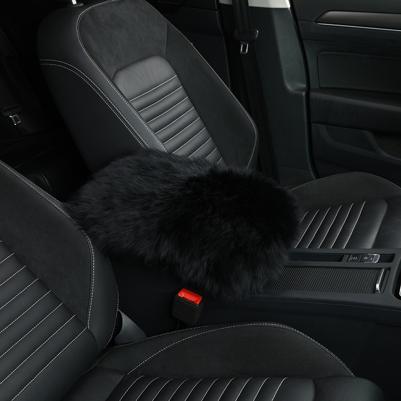 Pernă pentru cotiera centrală, piele, căldură de iarnă, aproximativ 180 g, prelucrare personalizabilă, asistență la instalare